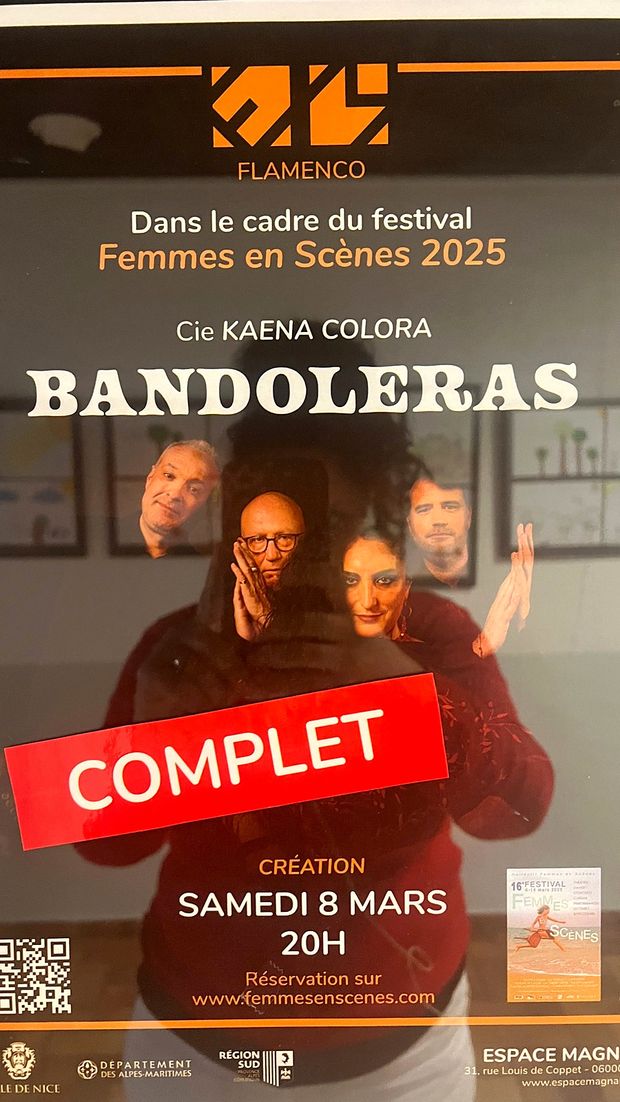 Cartel del espectáculo Bandoleras