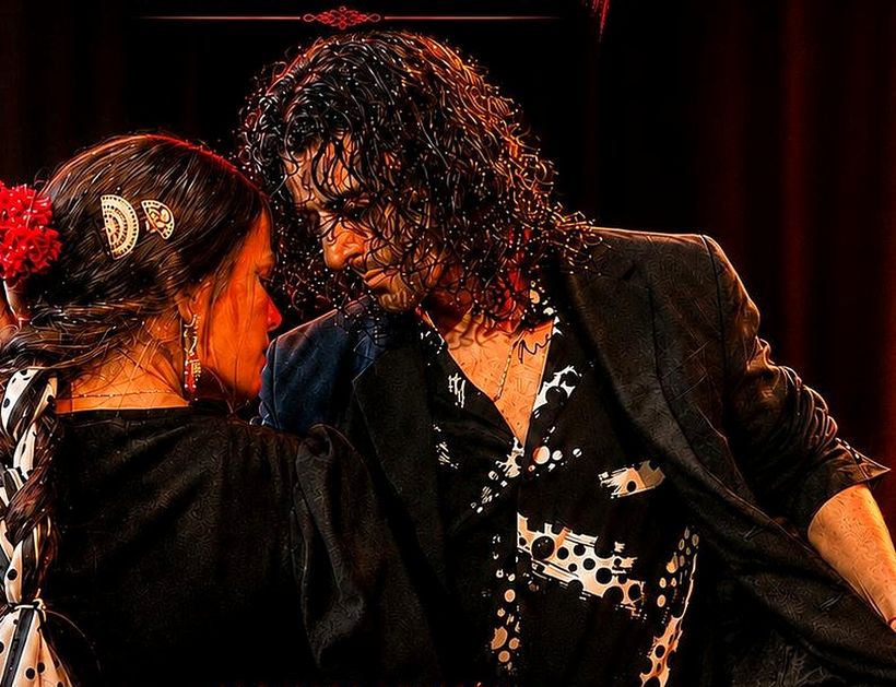 Paco de Andrea y Andrea Prieto, bailaores flamencos